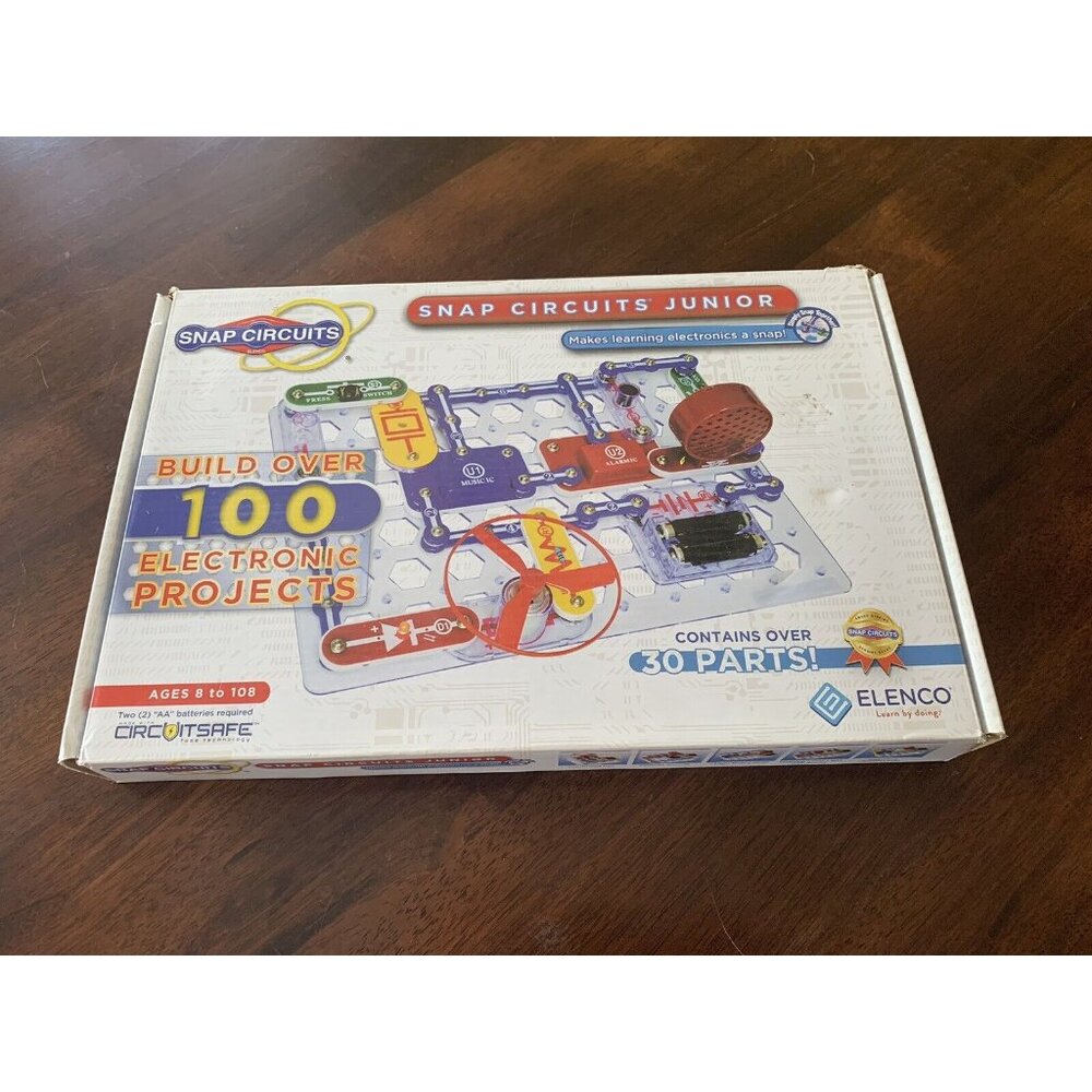 ELENCO Snap Circuits Jr. SC-100 Experiments Electronics Discovery Kit‎